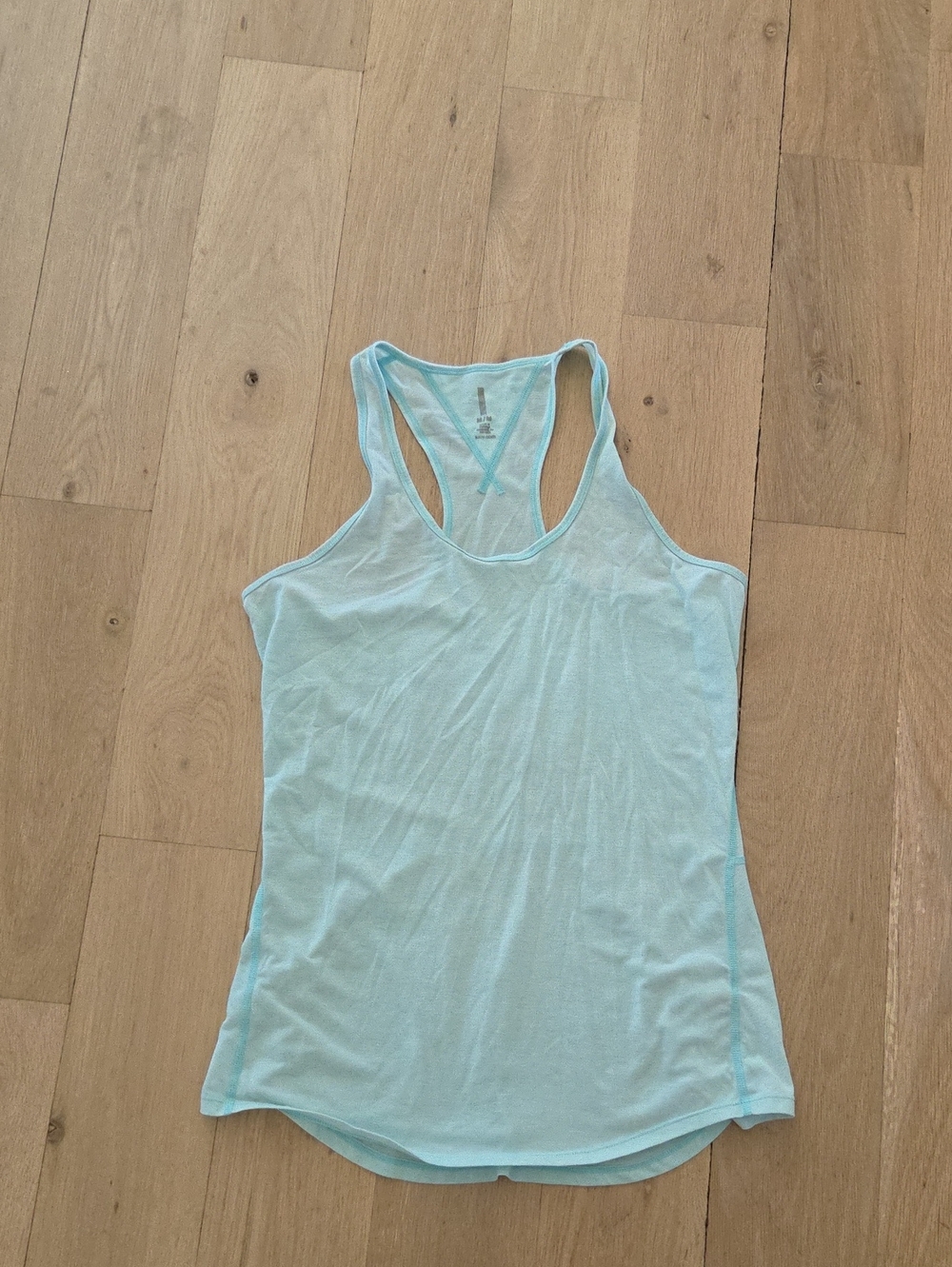 Lucy Pale Aqua Racerback Tank Top - Women